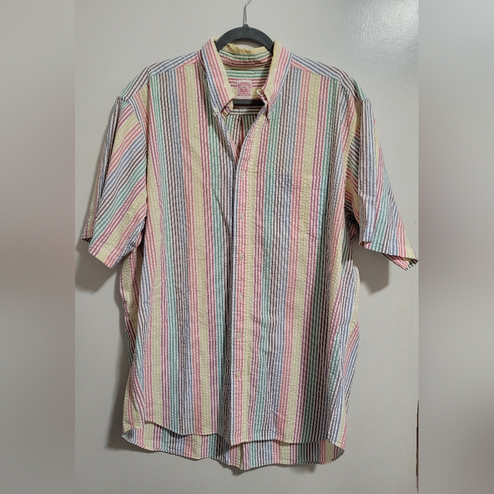 Vintage Brooks Brothers Striped Button Down Shirt